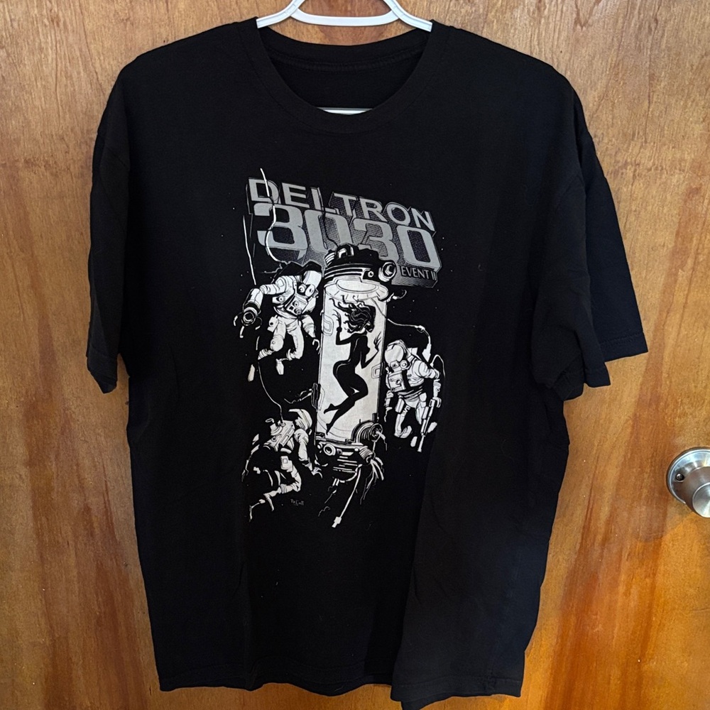 Deltron 3030 Black Graphic Tee - Men